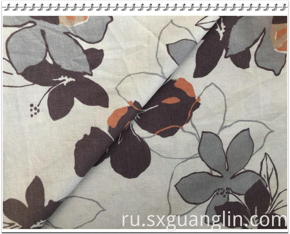 linen cotton print fabric